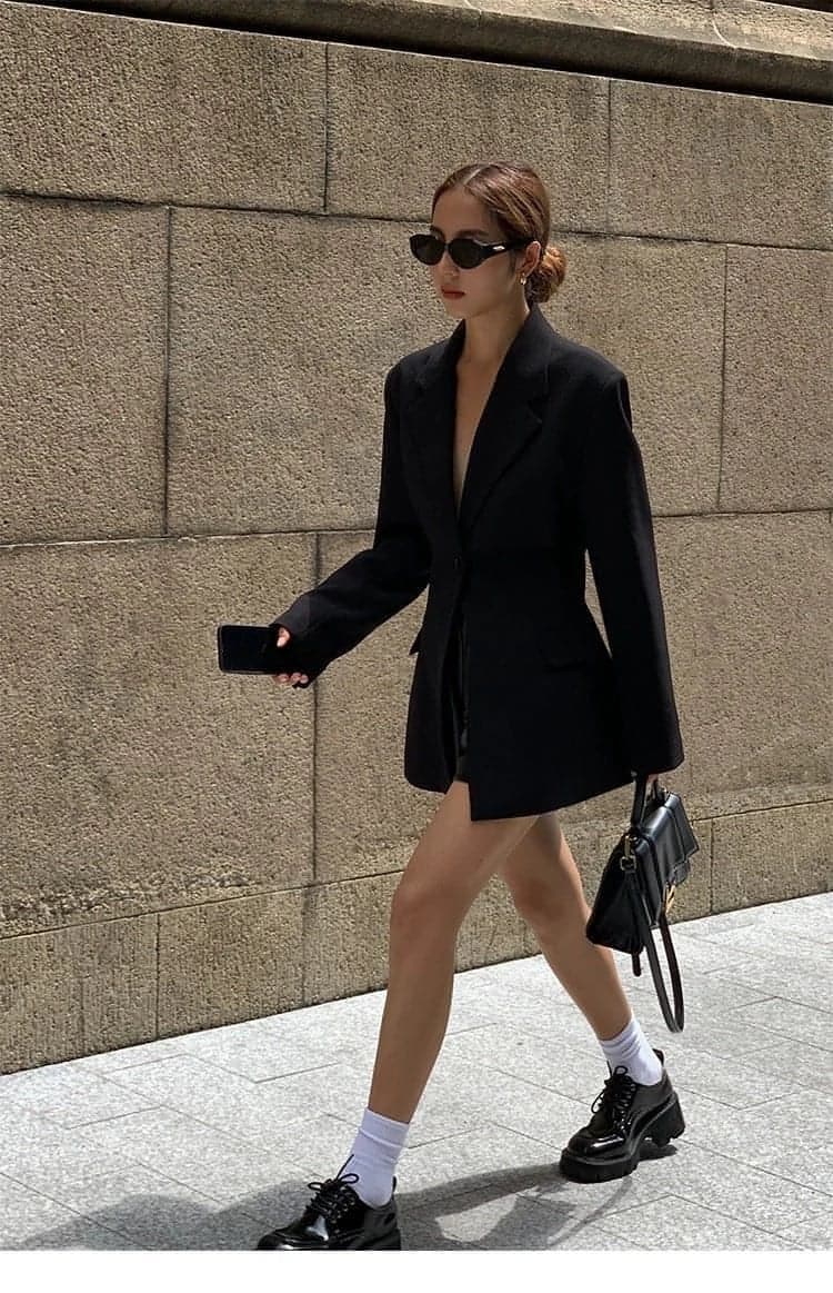 Black Designer Jacket: Slimming And Casual, Fall Collection