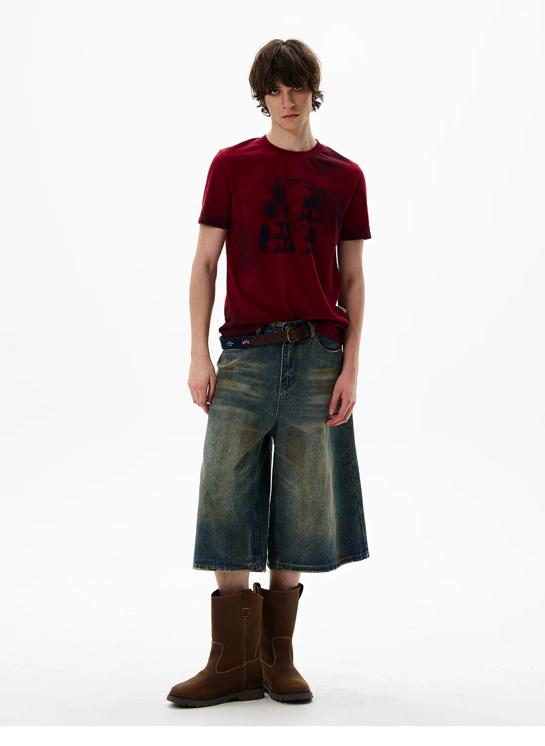 Vintage Graphic Crew Neck T-Shirt