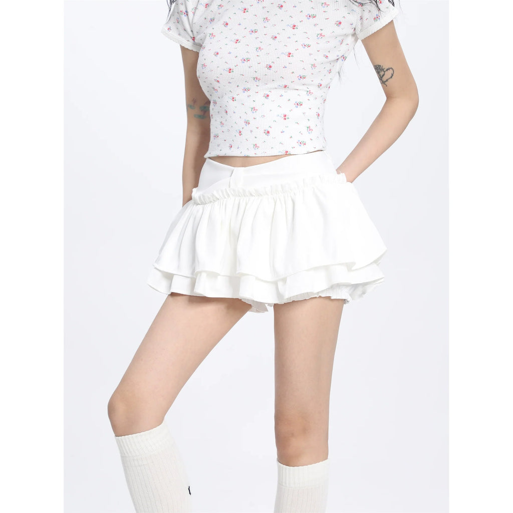 White Mini Skirt