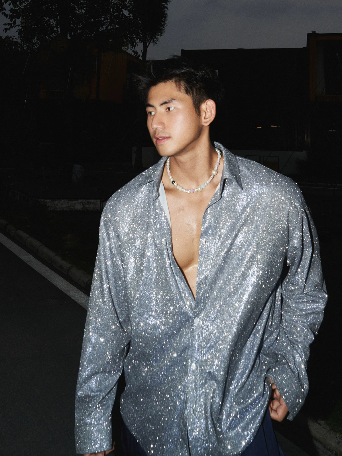 Soft Glow Polka Dot Shirt