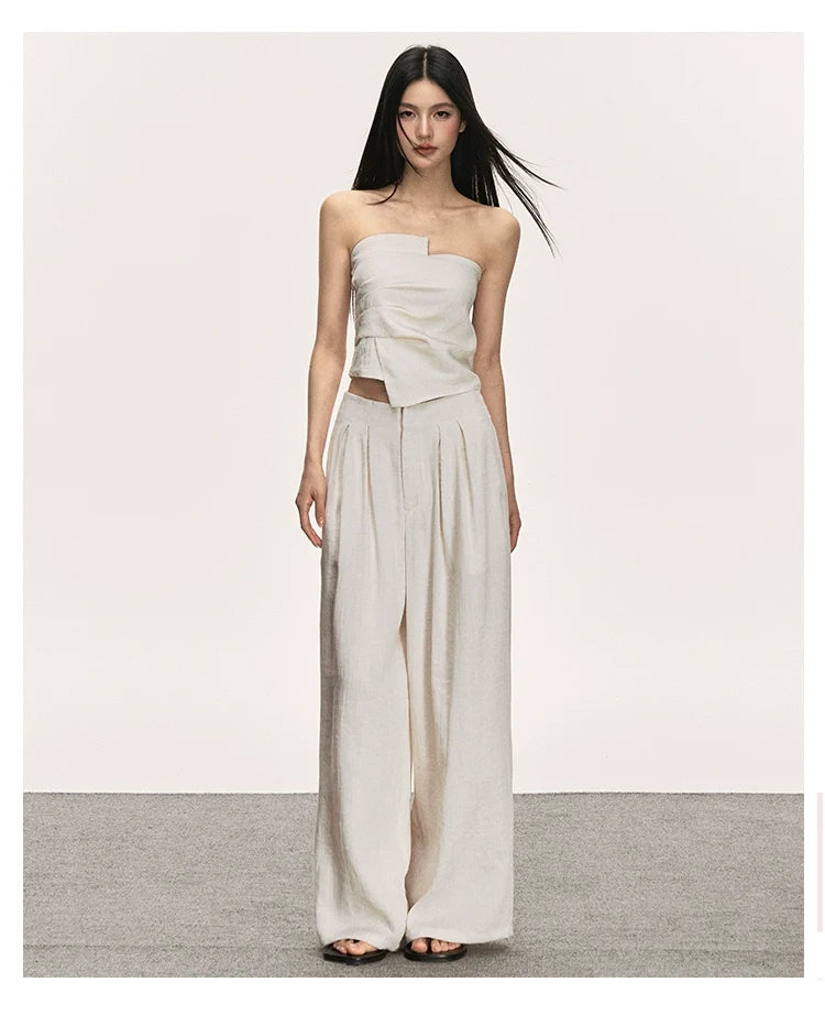 Tencel-Linen Summer Two-Piece Set