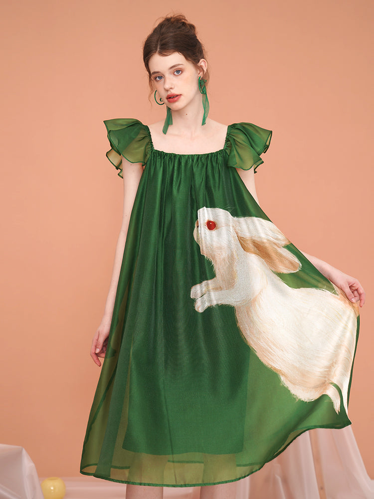 Enchanted Forest Rabbit Dress