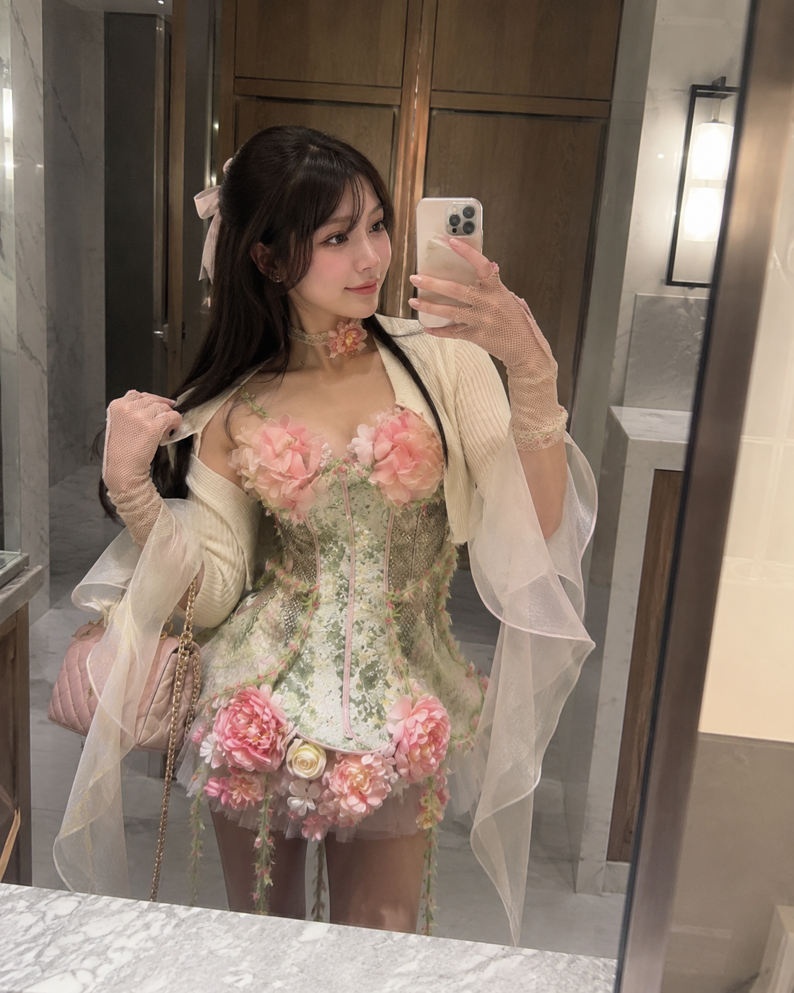 Garden Fairy Floral Dress Set