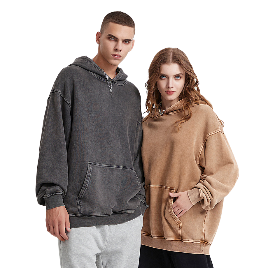 Washed-Out Oversized Hoodie